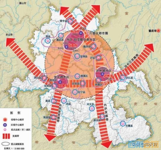 其他城镇集群同样也需要,毕竟成渝地区面积广阔,这需要内江,自贡,宜宾