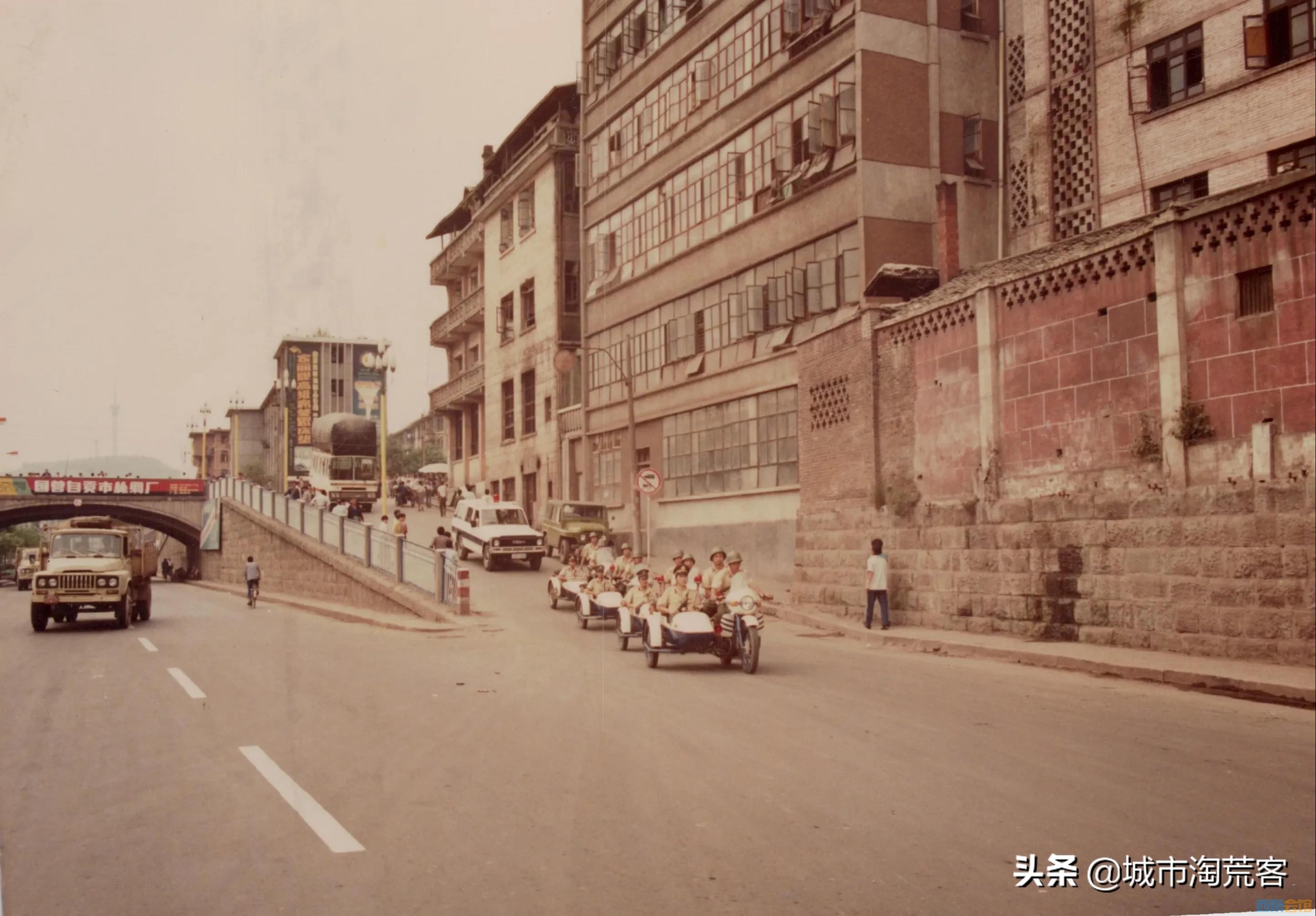 90年代初期自贡市街道老照片