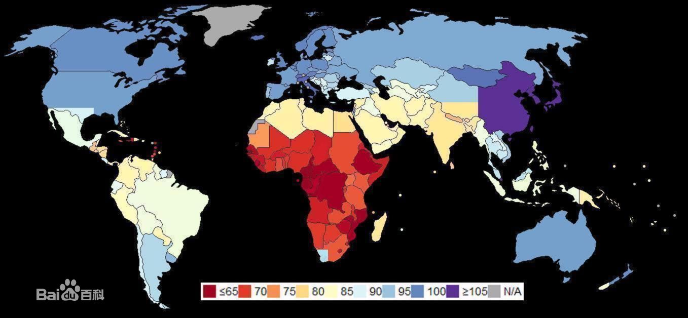 世界各国人口智商_世界各国人民智商高低分布图-涨姿势 不一样的世界地图